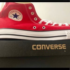 Brand new red converse